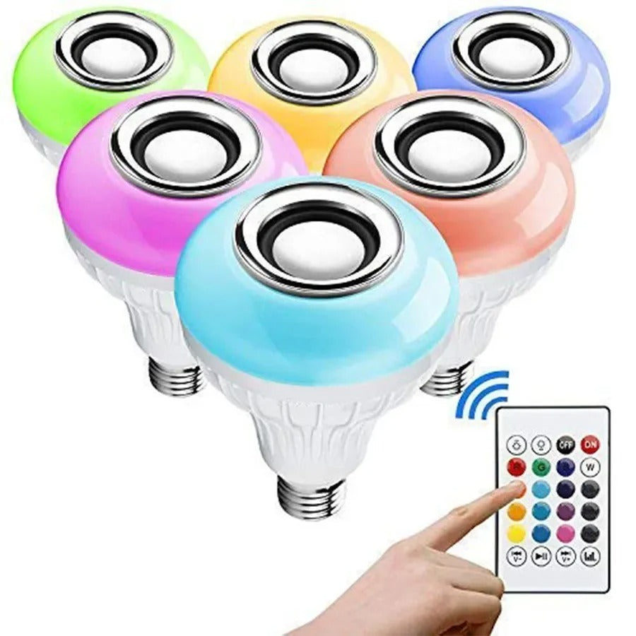 Bluetooth Speaker Music/RGB Light Bulb with remote/Bluetooth