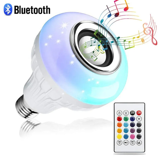 Bluetooth Speaker Music/RGB Light Bulb with remote/Bluetooth