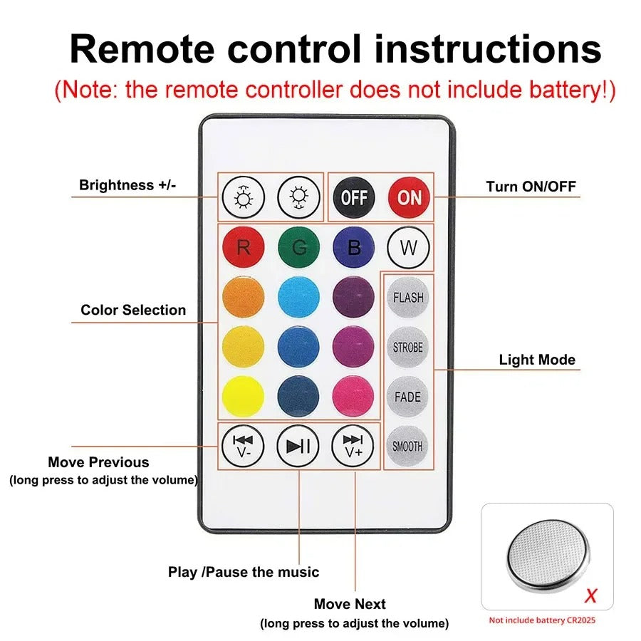 Bluetooth Speaker Music/RGB Light Bulb with remote/Bluetooth